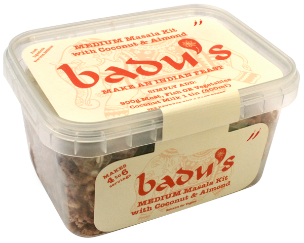 Badu's Medium Masala Kit with Coconut and Almond